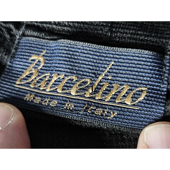 Vintage Barcelino Italy XL Raised Web Pattern long sleeve italian crewneck shirt - Picture 6 of 7